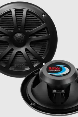 Free Shipping BOSS Audio Systems Marine 6.5in Speakers / 180 Watts Per Pair / 2 Way