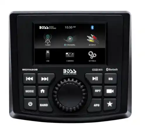BOSS Audio Systems Marine Audio Stereo System Gauge Receiver Bluetooth Weekend Sale