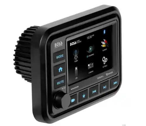 Direct From Manufacturer BOSS Audio Systems Marine Gauge Receiver/ 5in Touchscreen/ Amplified