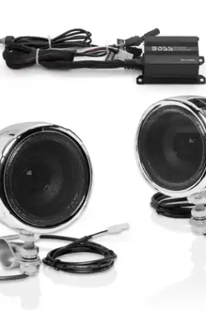 Boss Audio Systems Motorcycle Speaker Amplifier / Bluetooth / 3in Speakers Buy Today