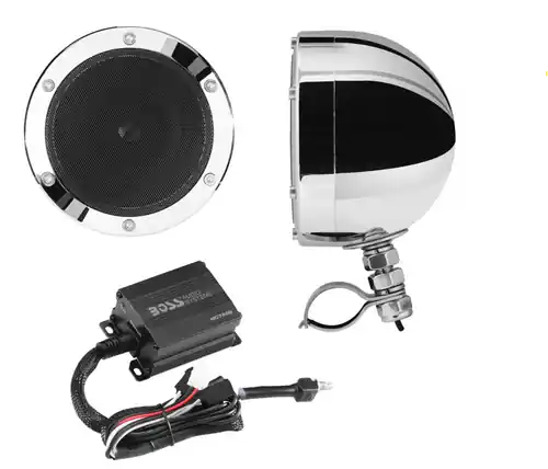 BOSS Audio Systems Motorcycle Speaker Amplifier / Bluetooth / 4in Speakers Money Back Guarantee