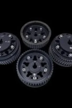Weekend Sale Brian Crower Adjustable Cam Gears Black for Subaru EJ205/EJ257 (Set of 4)
