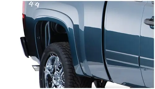 Direct From Manufacturer Bushwacker 07-13 Chevy Silverado 1500 Fleetside OE Style Flares 2pc 78.7/97.6in Bed - Black