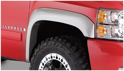 Modern Bushwacker 07-14 Chevy Silverado 2500 HD Extend-A-Fender Style Flares 2pc - Black