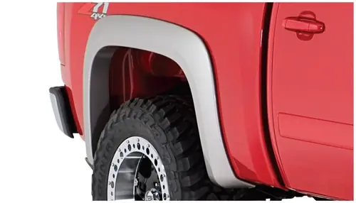 Bushwacker 07-14 Chevy Silverado 2500 HD Fleetside Extend-A-Fender Style Flares 2pc - Black Warranty Included