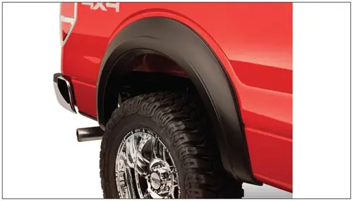 Warranty Included Bushwacker 09-14 Ford F-150 Styleside Extend-A-Fender Style Flares 2pc 67.0/78.8/97.4in Bed - Black