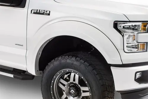 Time-Limited Bushwacker 15-17 Ford F-150 Styleside Extend-A-Fender Style Flares 4pc 67.1/78.9/97.6in Bed - Black