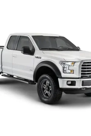 Buy Online Bushwacker 17-18 Ford F-250 Super Duty Extend-A-Fender Style Flares 4pc - Black