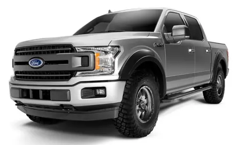 Exclusive Bushwacker 18-19 Ford F-150 Extend-A-Fender Style Flares 4pc. - Black