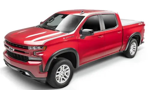 Bushwacker 19 Chevrolet Silverado 1500 OE-Style 4PC Fender Flares Black Smooth Big Sale