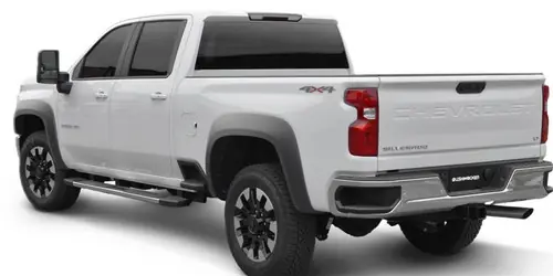 Bushwacker 2020 Chevrolet Silverado 2500/3500 Extend-A-Fender Style Flares 4pc - Black Top Rated