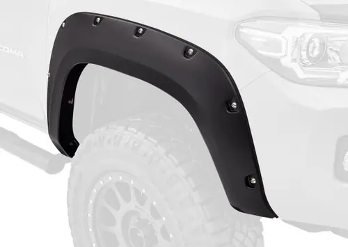 Low Price Bushwacker 88-99 Chevy C1500 Pocket Style Flares 2pc - Black #40061-02