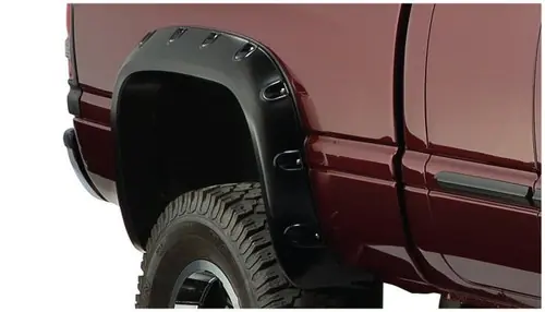 Bushwacker 94-01 Dodge Ram 1500 Fleetside Pocket Style Flares 2pc 78.0/96.0in Bed - Black #50030-02 Free Delivery