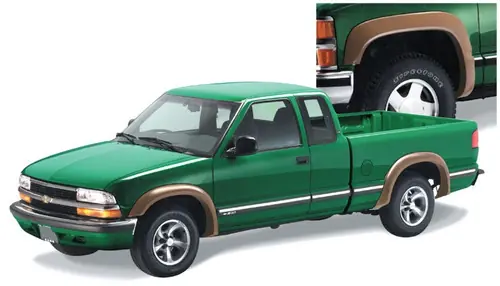 Free Returns Bushwacker 95-05 Chevy Blazer Extend-A-Fender Style Flares 4pc Excludes ZR2 Flare Package - Black