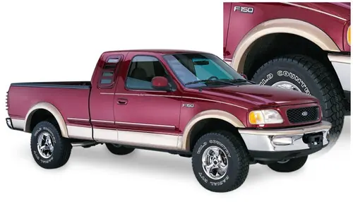 Modern Bushwacker 97-03 Ford F-150 Extend-A-Fender Style Flares 2pc - Black