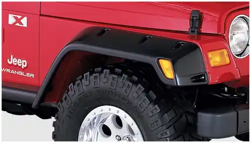 Bushwacker 97-06 Jeep TJ Max Pocket Style Flares 2pc - Black bus10029-07 Price Drop