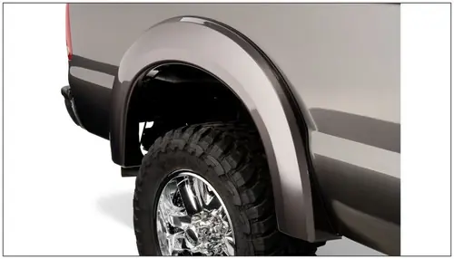 Money Back Guarantee Bushwacker 99-10 Ford F-250 Super Duty Styleside Extend-A-Fender Style Flares 2pc - Black