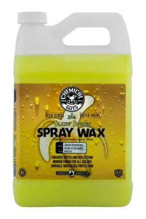 Chemical Guys Blazin Banana Carnauba Spray Wax - 1 Gallon - Case of 4 Bargain