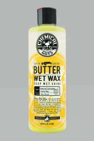 New Release Chemical Guys Butter Wet Wax - 16oz - Case of 6