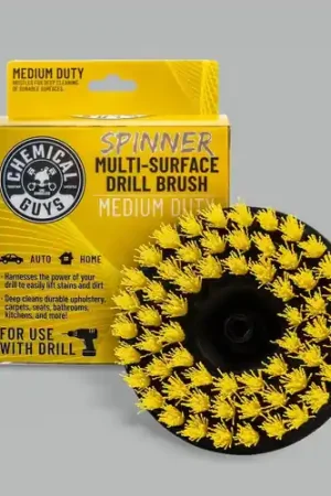 Top Rated Chemical Guys Carpet Brush w/Drill Attachment - Medium Duty - Case of 24