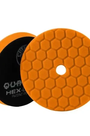Genuine Chemical Guys Hex-Logic Quantum Medium-Heavy Cutting Pad - Orange - 5.5in - Case of 12