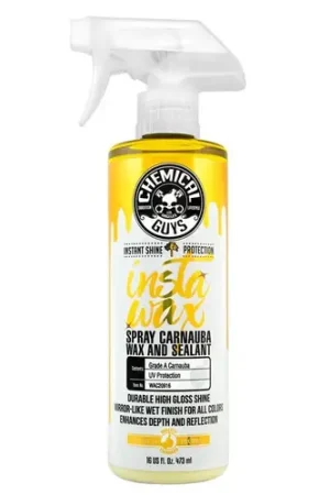 Clearance Chemical Guys InstaWax Liquid Carnauba Shine & Protection Spray - 16oz - Case of 6
