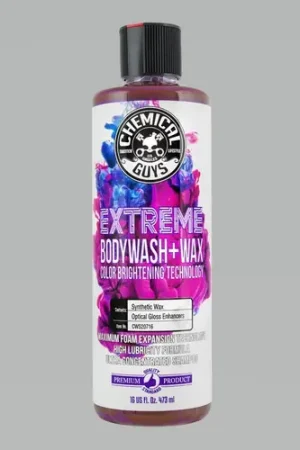 Chemical Guys Extreme Body Wash Soap + Wax - 16oz - Case of 6 Authentic