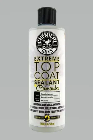 Chemical Guys Extreme Top Coat Carnauba Wax & Sealant In One - 16oz - Case of 6 Deal