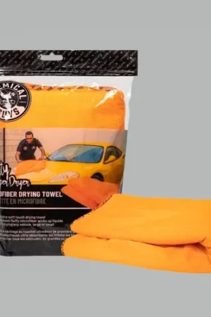 Chemical Guys Fatty Super Dryer Microfiber Drying Towel - 25in x 34in - Orange - Case of 12 Trusted Brand