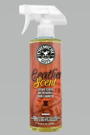 Chemical Guys Leather Scent Air Freshener & Odor Eliminator - 16oz - Case of 6 Best Seller