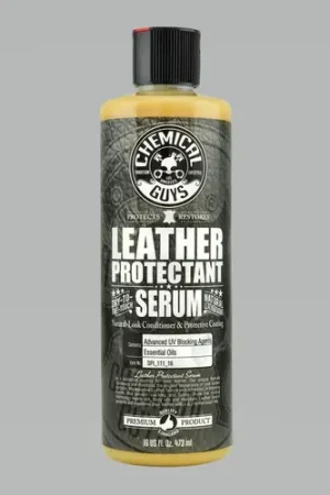 Chemical Guys Leather Serum Natural Look Conditioner & Protective Coating - 16oz - Case of 6 Brand New