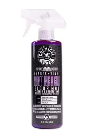 Must Have Chemical Guys Mat ReNew Rubber + Vinyl Floor Mat Cleaner & Protectant - 16oz - Case of 6