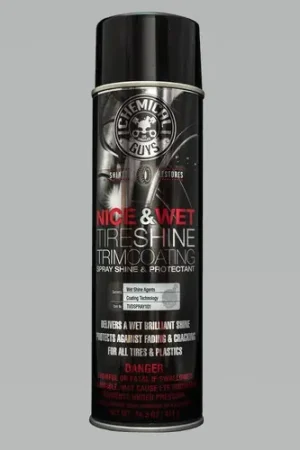 Free Delivery Chemical Guys Nice & Wet Tire Shine Protective Coating for Rubber/Plastic - Case of 6
