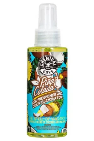 Exclusive Chemical Guys Pina Colada Air Freshener & Odor Eliminator - 4oz - Case of 12