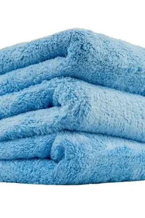Chemical Guys Ultra Edgeless Microfiber Towel - 16in x 16in - Blue - 3 Pack - Case of 16 Shop Now