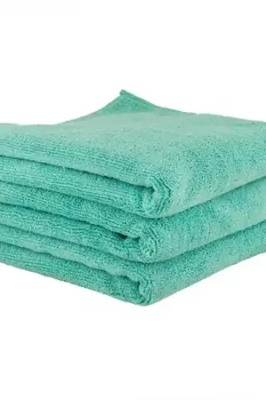 Chemical Guys Workhorse Microfiber Towel (Exterior)- 16in x 16in - Green - 3 Pack Exclusive