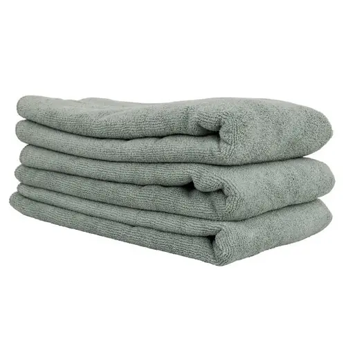 Instant Buy Chemical Guys Workhorse Microfiber Towel (Metal) - 24in x 16in - Gray - 3 Pack - Case of 16