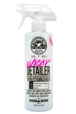 Chemical Guys Wrap Detailer Gloss Enhancer & Protectant for Vinyl Wraps - 16oz Free Returns
