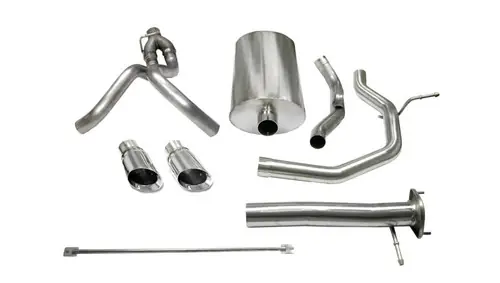 Direct From Factory Corsa 03-06 Chevrolet SSR 5.3L V8 Polished Sport Cat-Back Exhaust