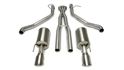 Authentic Corsa 05-06 Pontiac GTO 6.0L V8 2.5in Sport Cat-Back + XPipe Exhaust Polished Tips