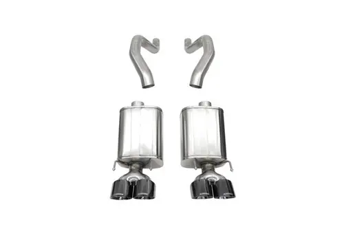 Special Discount Corsa 06-13 Chevy Corvette C6 Z06 7.0L / 09-13 ZR1 6.2L Black PVD AxleBack Exhaust w/4.5in Twin Tips