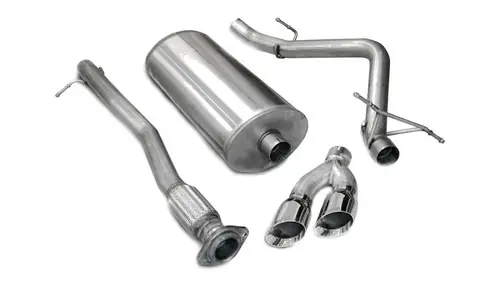 Corsa 07-08 Chevrolet Silverado Crew Cab/Short Bed 1500 4.8L V8 Polished Sport Cat-Back Exhaust Price Drop