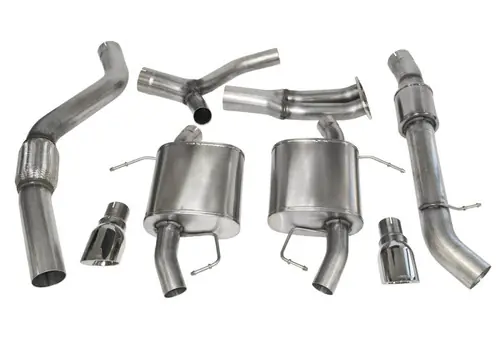 Hassle-Free Returns Corsa 07-12 BMW 335i Touring E91 Polished Sport Cat-Back Exhaust