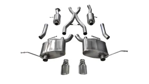 Corsa 11-21 Jeep Grand Cherokee 3.6L Dual Rear Exit Sport Exhaust w/ 4.5in Pro-series Tips Instant Buy