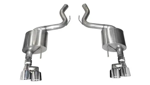 Corsa 18-19 Ford Mustang V8 5.0L 3in Axle-Back Dual Rear Exit w/ 4in Polished Pro-Series Tips Price Cut