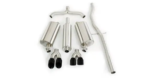 Limited Edition Corsa 98-03 Cadillac Seville 4.6L 2.5in Cat-Back Dual Rear w Twin 35in Black Pro-Series Tips