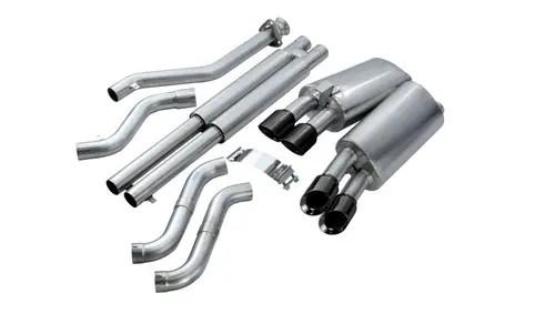 Mega Sale Corsa Sport Cat-Back Exhaust w/ Twin 3.5in Black Tips 96-96 Chevrolet Corvette C4 5.7L V8 LT4