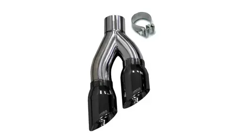 Corsa Universal Stainless Steel Exhaust Single Side Exit w/ 4in Black PVD Pro-Series Tip Editor’s Pick