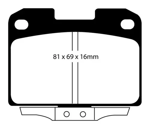 EBC 94-96 Dodge Stealth 3.0 4WD Yellowstuff Rear Brake Pads Low Price