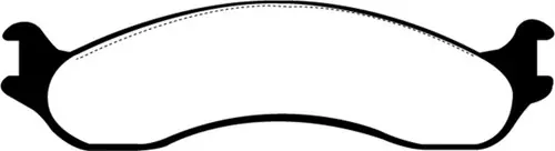 EBC 98-03 Dodge B250 B2500 Cargo 2500 Van 3/4 Ton Yellowstuff Front Brake Pads Latest